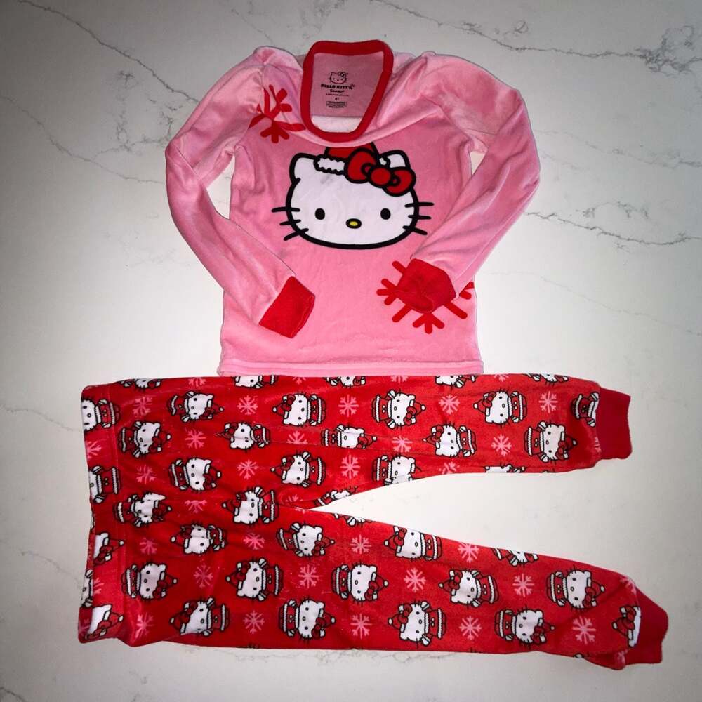 Hello Kitty Toddler Holiday PJ Set